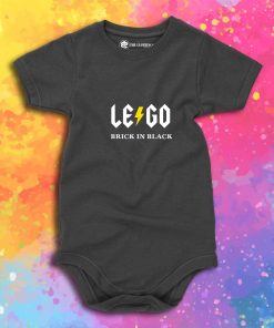 Brick in Black Baby Onesie