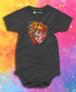 Burning King Baby Onesie