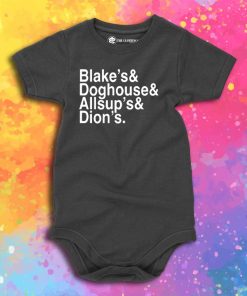 Burque Helvetica 2.0 Baby Onesie