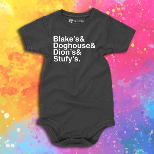 Burque Helvetica Baby Onesie