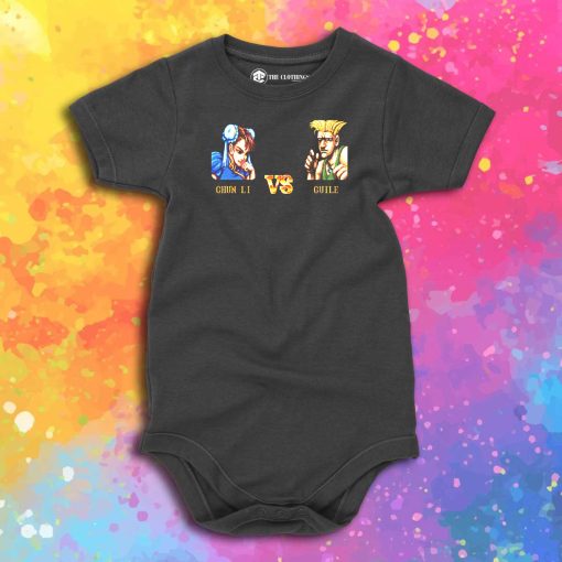 CHUNLI VS GUILE FIGHT Baby Onesie