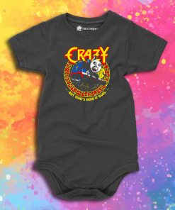 CRAZY TRAIN Baby Onesie