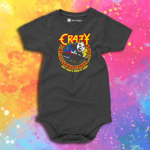 CRAZY TRAIN Baby Onesie