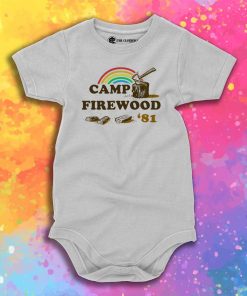 Camp Firewood Baby Onesie