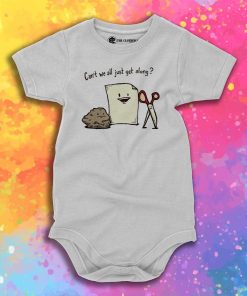 Cant we all just get along Baby Onesie