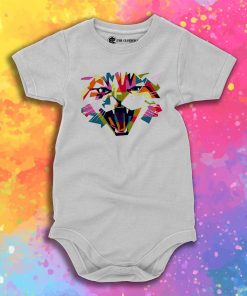 Cat 2D Colorfull Baby Onesie