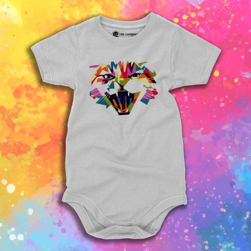 Cat 2D Colorfull Baby Onesie