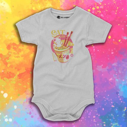 Cat Noodles Baby Onesie