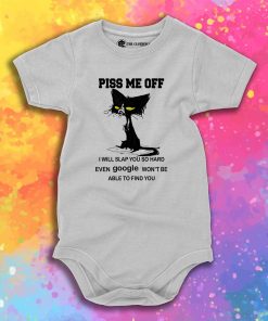 Cat Piss Me Off Baby Onesie