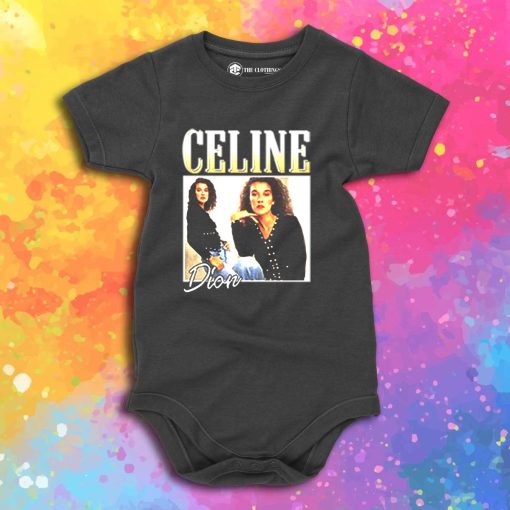 Celine Dion Casual Vintage Baby Onesie