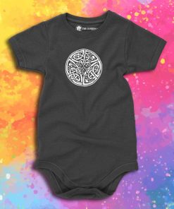 Celtic Art Snake Pattern Book of Kells Baby Onesie