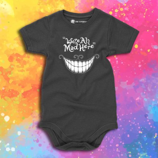 Cheshire Cat Smile Baby Onesie