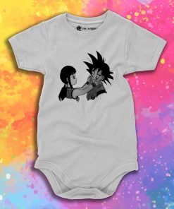 Chichi and Goku Baby Onesie