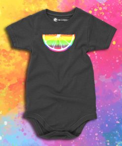 Citrus Rainbow Slice Baby Onesie