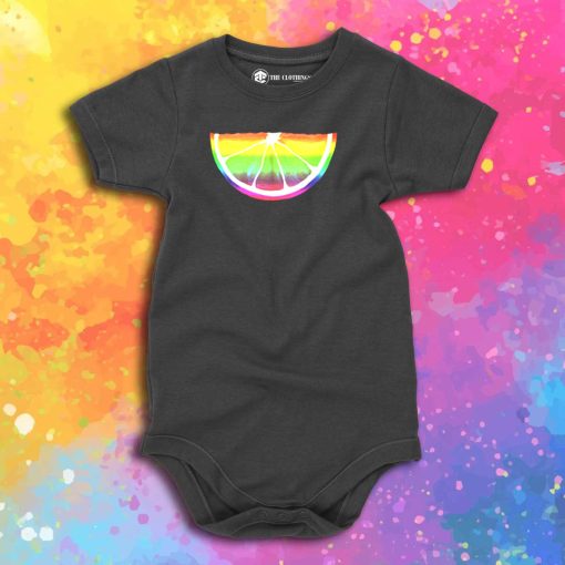 Citrus Rainbow Slice Baby Onesie