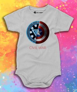 Civil War Logos Baby Onesie