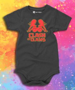 Clash of Clams Baby Onesie