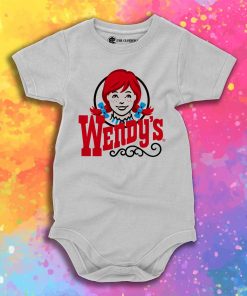 Classic Wendys Burger Baby Onesie