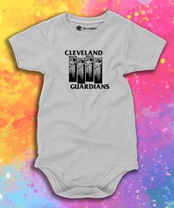 Cleveland Guardians Black Flag Parody Baby Onesie