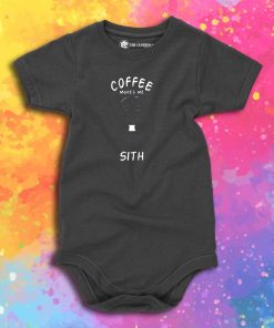 Coffee Makes Me Sith Baby Onesie