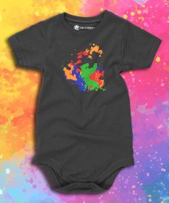 Colorful Attack Baby Onesie