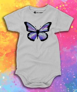 Cool Color Butterfly Baby Onesie