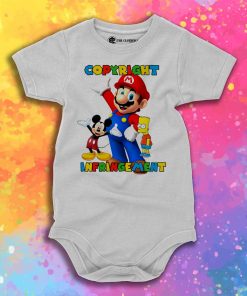 Copyright Infringement Super Mario Baby Onesie