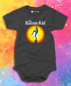 Crane Kick Sunset Daniel Baby Onesie