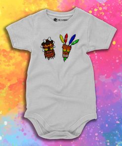 Crash Bandicoot Uka Uka et Aku Aku Baby Onesie