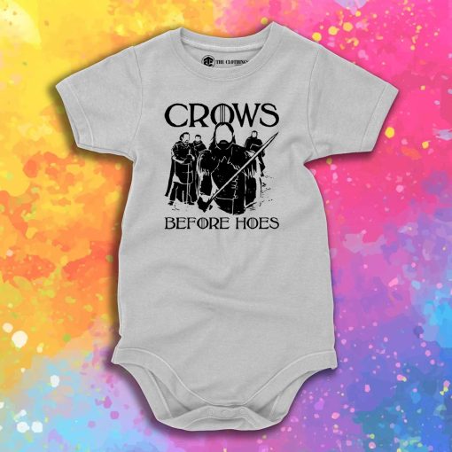 Crows Before Hoes Anime Baby Onesie