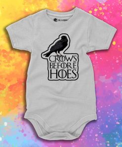 Crows Before Hoes Baby Onesie