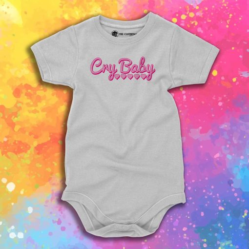 Cry Baby Pink Baby Onesie