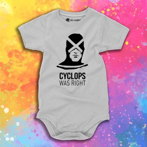 Cyclops Was Right Baby Onesie