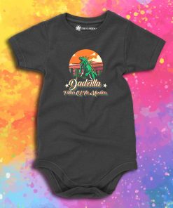 Dadzilla Father Of The Monsters Baby Onesie