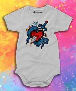 Dangerous Alone Tattoo Baby Onesie