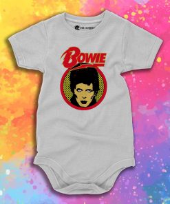 David Bowie Art Baby Onesie