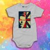 David Bowie Unhuman Baby Onesie