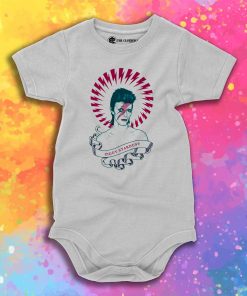 David Bowie Ziggy Stardust Baby Onesie