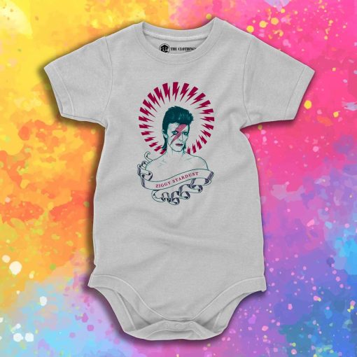 David Bowie Ziggy Stardust Baby Onesie