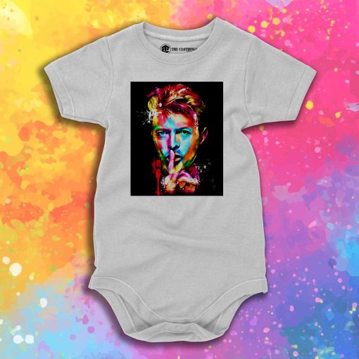 David Bowie pop Baby Onesie