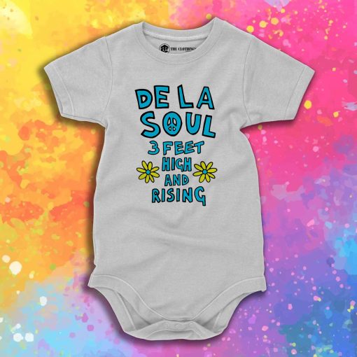 De La Soul 3 Feet High And Rising Baby Onesie