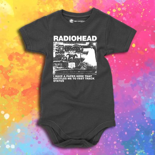 Dead Children Playing Radiohead Baby Onesie