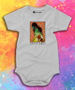 Deftones Band Skull And Girl Baby Onesie