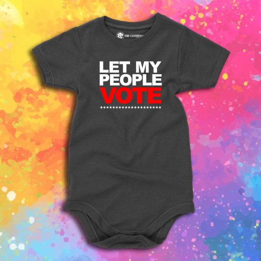 Desmond Meade Let My People Vote Baby Onesie