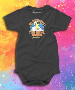 Doc Browns time travel agency Baby Onesie