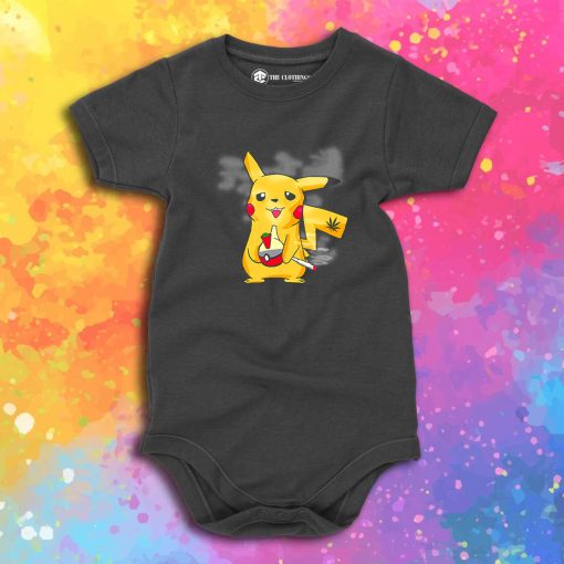 Funny Pokemon Parody Weed Baby Onesie