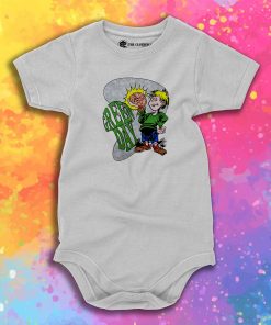 Green Day Eat Your Parents Vintage Baby Onesie