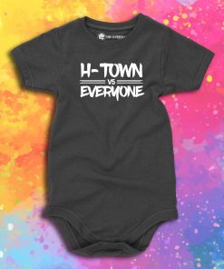 H Town Vs Everyone Baby Onesie