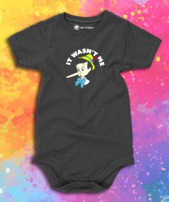 It Wasnt Me Pinocchio Long Nose Disney Baby Onesie