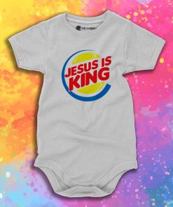 Jesus Is King Burger King Baby Onesie